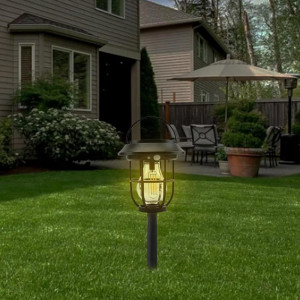 Винтидж сензорна соларна лампа с три режима и интелигентно пестене на батерията - YC-169